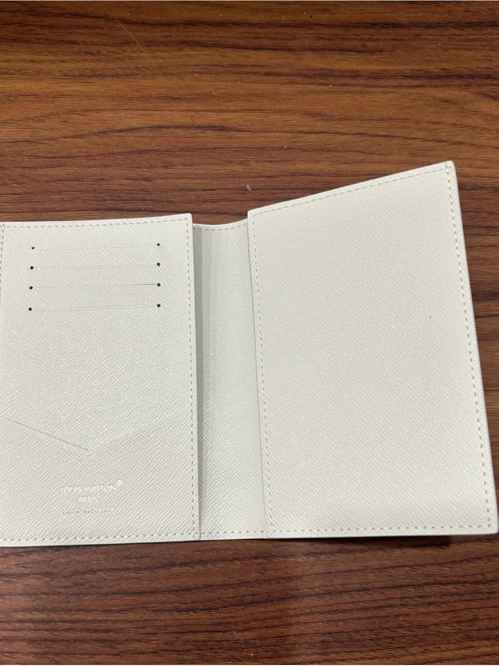 Louis Vuitton Ski White Passport Holder